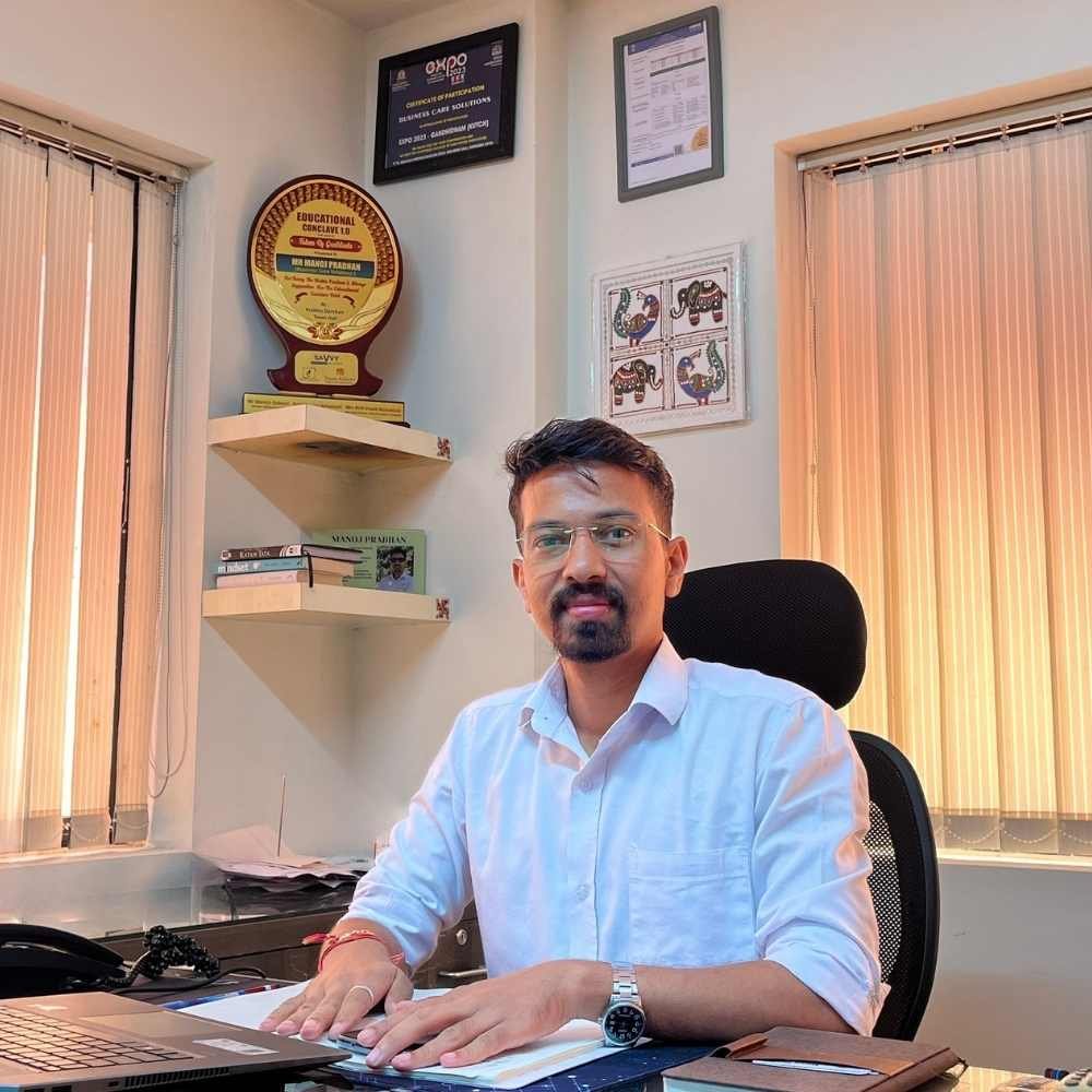 Manoj Pradhan - Founder & CEO of Business Care Solutions Gandhidham